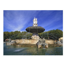 L'Europe, France, Aix-en-Provence. Fontaine De Cartes Postales