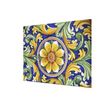 L'Europe, Italie, Sicile, Taormina. 2 traditionnel Toile Tendue