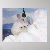 Level 33 Imperial Wizard Chinchilla Poster