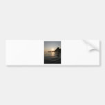 Lever de soleil au-dessus de l'eau molle adhésif pour voiture