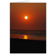 Lever de soleil carte de vœux
