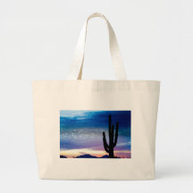 Lever de soleil coloré de désert de sud-ouest sac de toile