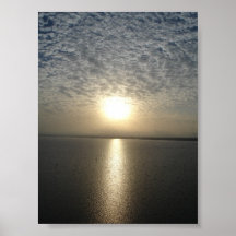 Lever de soleil de baie poster