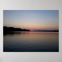 Lever de soleil de Cumberland de lac Posters