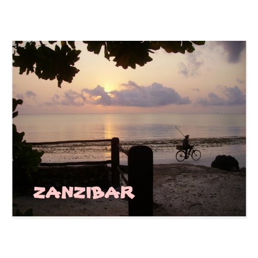 LEVER DE SOLEIL DE ZANZIBAR CARTE POSTALE
