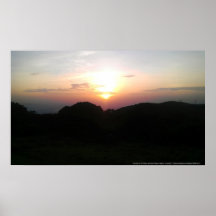 Lever de soleil d'Obudu Poster