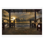 Lever de soleil dramatique impressions photographiques