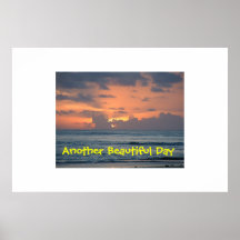 Lever de soleil en République Dominicaine Posters