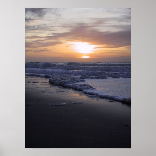Lever de soleil sur l'Océan Atlantique Posters