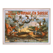 LeVoyage En Suisse, 'The Railroad Disaster' postcards