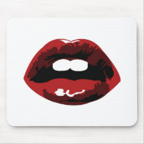 Lèvres chaudes Mousepad tapis de souris