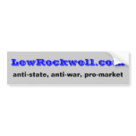 Lew Rockwell Site Bumper Stickers