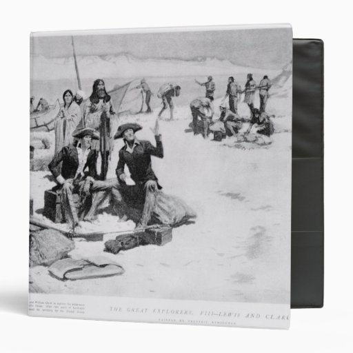 Lewis and Clark at the mouth of the Columbia Binders