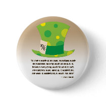 Lewis Carroll Mad Hatter Alice in Wonderland Pins