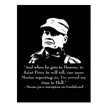 Lewis "Chesty" Puller Post Card