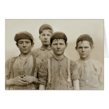 Lewis Wickes Hine - National Child Labour Committe Greeting Card