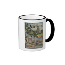 Lewiston, Idaho - Large Letter Scenes Coffee Mugs