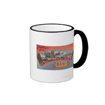 Lewiston, Maine - Large Letter Scenes Mug