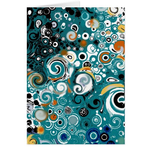 LEXA - ABSTRACT GREETING CARD