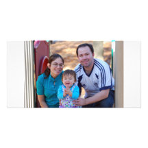 Lexie and family customized photo card