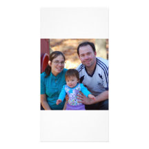 Lexie's family all together customized photo card