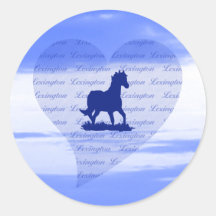 Lexington KY Horse Stickers for Horseracing Fans