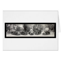 Lexington MA Fire Dept Photo 1921 Greeting Card