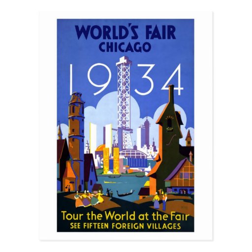 L'Exposition universelle 1934 de Chicago Carte Postale