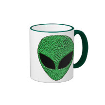 Lézard étranger vert tasse à café