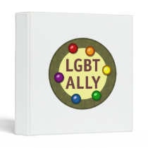 LGBT Ally Baubles Avery Binder binders