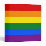 LGBT Gay Pride Rainbow Flag Binders