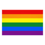 LGBT Gay Pride Rainbow Flag Photo Art