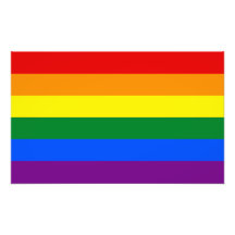 LGBT Gay Pride Rainbow Flag Photo Art