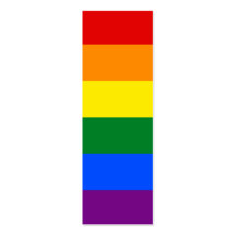 LGBT Gay Pride Rainbow Flag Stripe Business Card