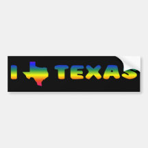 LGBT Texas Pride Bumper Sticker