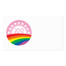LGBTQ for Obama Business Card Template