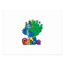 LGBTQ Peacock Post Card