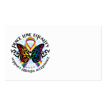 LGBTQIA Butterfly Tribal Business Card Templates