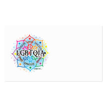 LGBTQIA Lotus Business Card