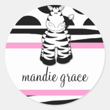 LGC | Polka Dotted Zebra Sticker