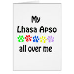Lhasa Apso Walks Design Cards