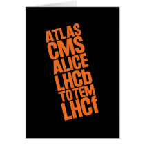LHC Detectors Greeting Card