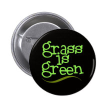 L'herbe est Pinz vert Badges Avec Agrafe