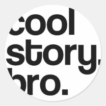 L'HISTOIRE FRAÎCHE ORIGINALE BRO AUTOCOLLANTS