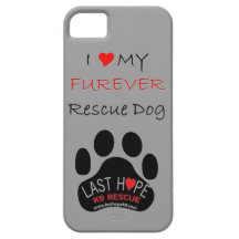 LHK9 Rescue iPhone 5 Grey Love my Furever Rescue iPhone 5 Cases
