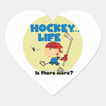 L'hockey a lieu là plus de T-shirts et de cadeaux Autocollants