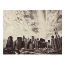 L'horizon majestueux de New York City Cartes Postales