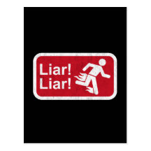 Liar Liar Postcards