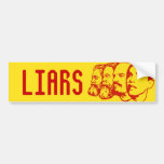 LIARS bumper sticker