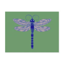 Libelle dragonfly postkarte